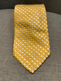 BRIONI Silk Jacquard Yellow Jacquard Mens Tie men