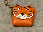 Anya Hindmarch 2022 Tiger textured-leather AirPods case ladies