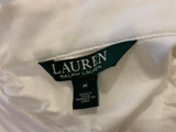 Lauren Ralph Lauren Ruffle front top sleeveless Size M medium ladies