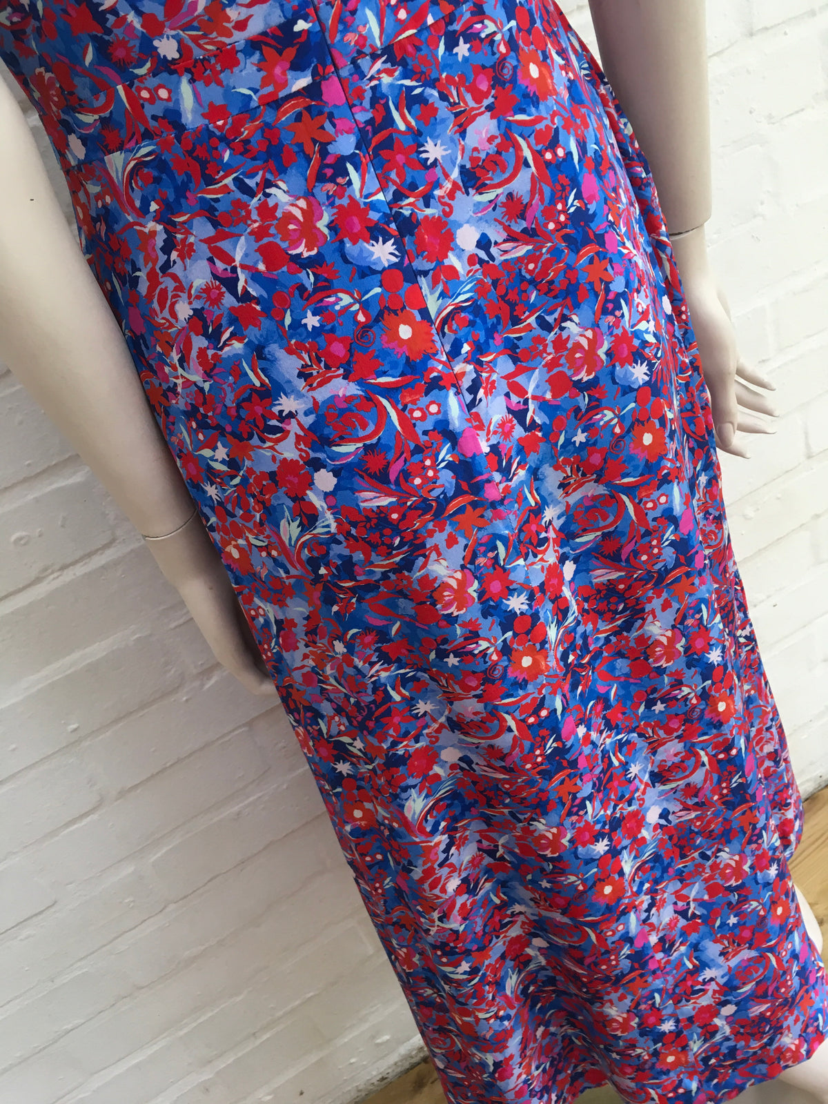 Saloni Floral Donna Printed Silk-crepe De Chine Dress  Ladies