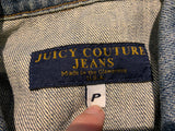 JUICY COUTURE Denim Jacket JEAN JACKET Biker Size P XXS ladies