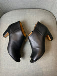 Maison Martin Margiela peep toe leather ankle boots 38 1/2 US 8.5 UK 5.5 ladies