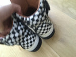 Givenchy White & Black Woven Leather Check Sneaker Trainers Unisex Justin Bieber Men