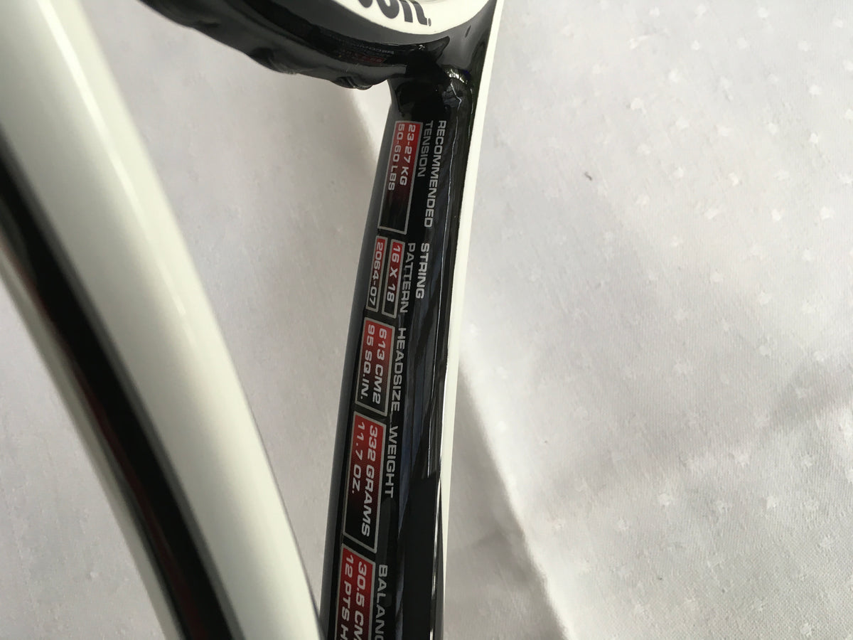 Wilson S W/O Pro Staff 97 S Tennis Racquet Red/Metallic Black