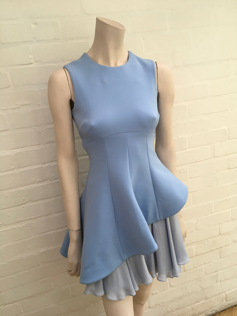 Cushnie et Ochs Neoprene Blue Dress Size 0 UK 4 ladies – Afashionistastore