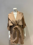 Carven beige double breasted trench coat in Natural Size F 34 UK 6 US 2 ladies