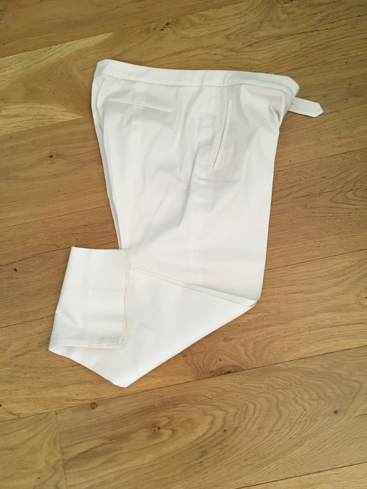 LORO PIANA Women's White Casual Trousers Pants I 46 UK 14 US 10 ladies