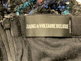 Zadig & Voltaire's Pharrell Deluxe Skinny Sequin Pants  F 38 ladies