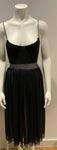 TFNC RUNAWAY KNIT PLEATED BLACK Dress Size S small ladies