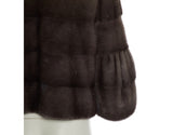 Hockley Scandinavian Sapphire Mink SAGA FUR Jacket Coat Size S Small Ladies