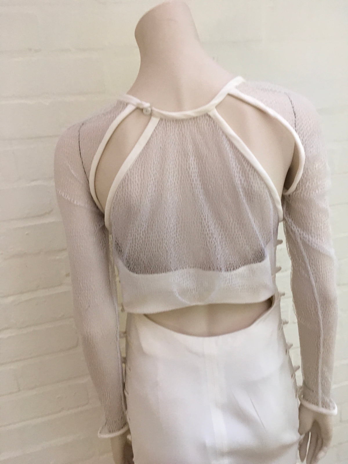 Emilio Pucci MOST WANTED White Silk Blend Lace Dress Ladies