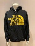 Unisex GUCCI X THE NORTH FACE BLACK YELLOW HOODIE LIMITED EDITIN SIZE XS men