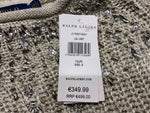 Ralph Lauren POLO Beaded Metallic Rollneck Wool Knit Sweater Jumper Size S/P ladies