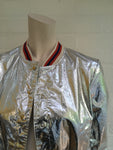 Isabel Marant Étoile Women's Silver ‘Ferna' Bomber Jacket Ladies