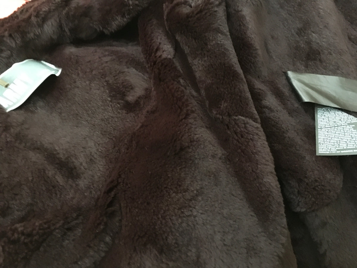 Yves Salomon Army Collection natural raccoon rabbit fur short jacket Sz F 34 XS Ladies