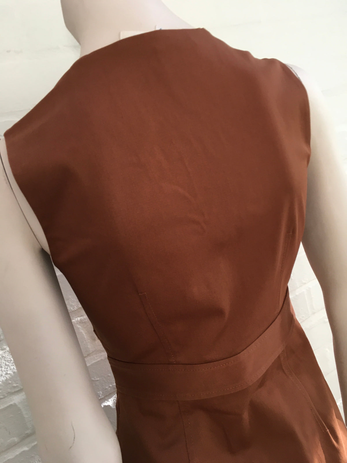 Diane von Furstenberg 2019 A Line Zip Front Safari Dress Size US 0 UK 4 XXS Ladies