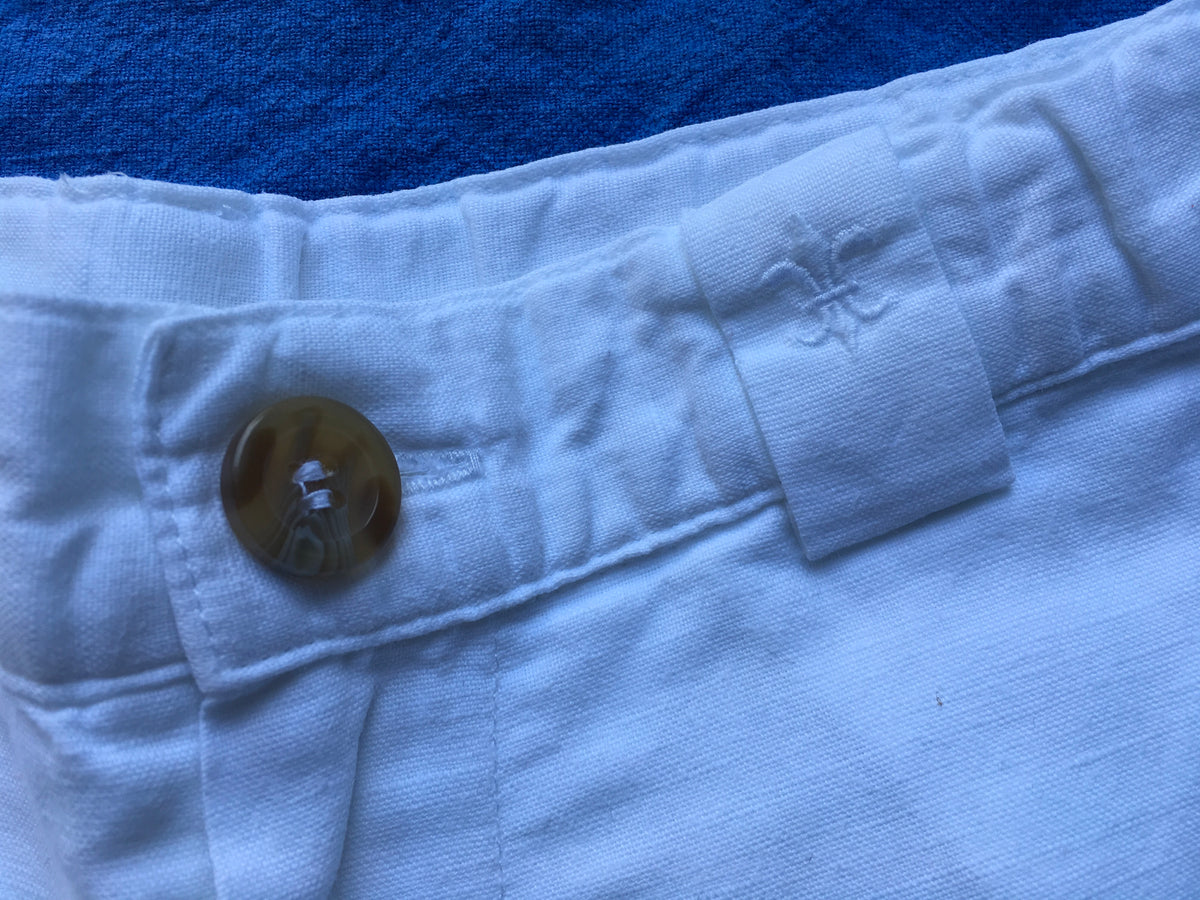 NECK & NECK KIDS Boys Children White Linen Bermuda Shorts 8-9 years 4 years Children