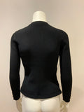 MOST WANTED FENDI Knitwear Black Faux-pearl embellished jumper sweater I 42 UK10 ladies