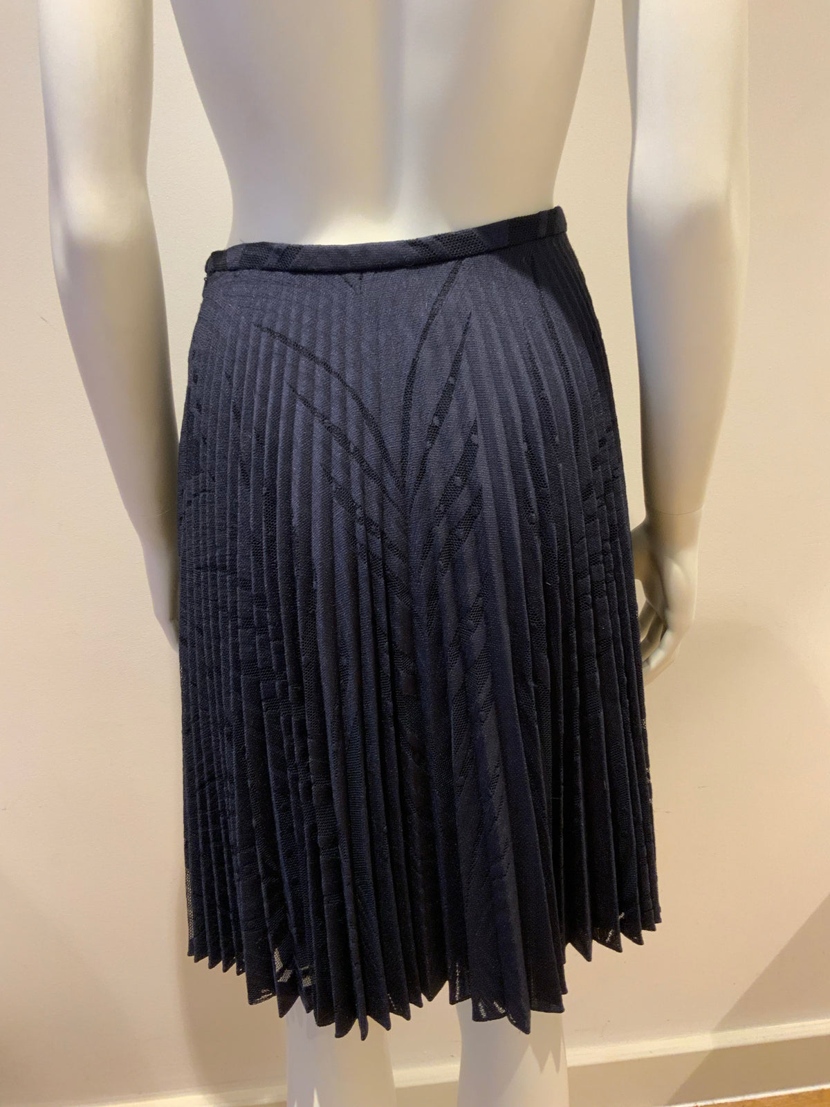 Reiss Women's Blue Navy Kent Pleated Skirt Size UK 8 US 4 ladies