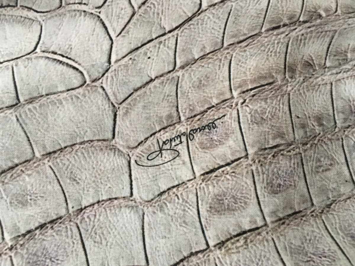 Roberto Cavalli RUNAWAY CROCODILE PRINT SILK SCARF SHAWL AMAZING Ladies