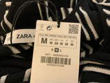ZARA KNIT STRIPED STRAPPY DRESS REF: 4938/002/104 Size M medium ladies