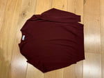 Turnbull & Asser Burgundy Pure Cashmere Knit Crewneck Jumper Sweater Size L large men
