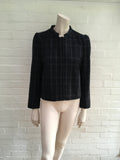 Vanessa Bruno Athé Wool Blend Checked Short COAT JACKET Ladies