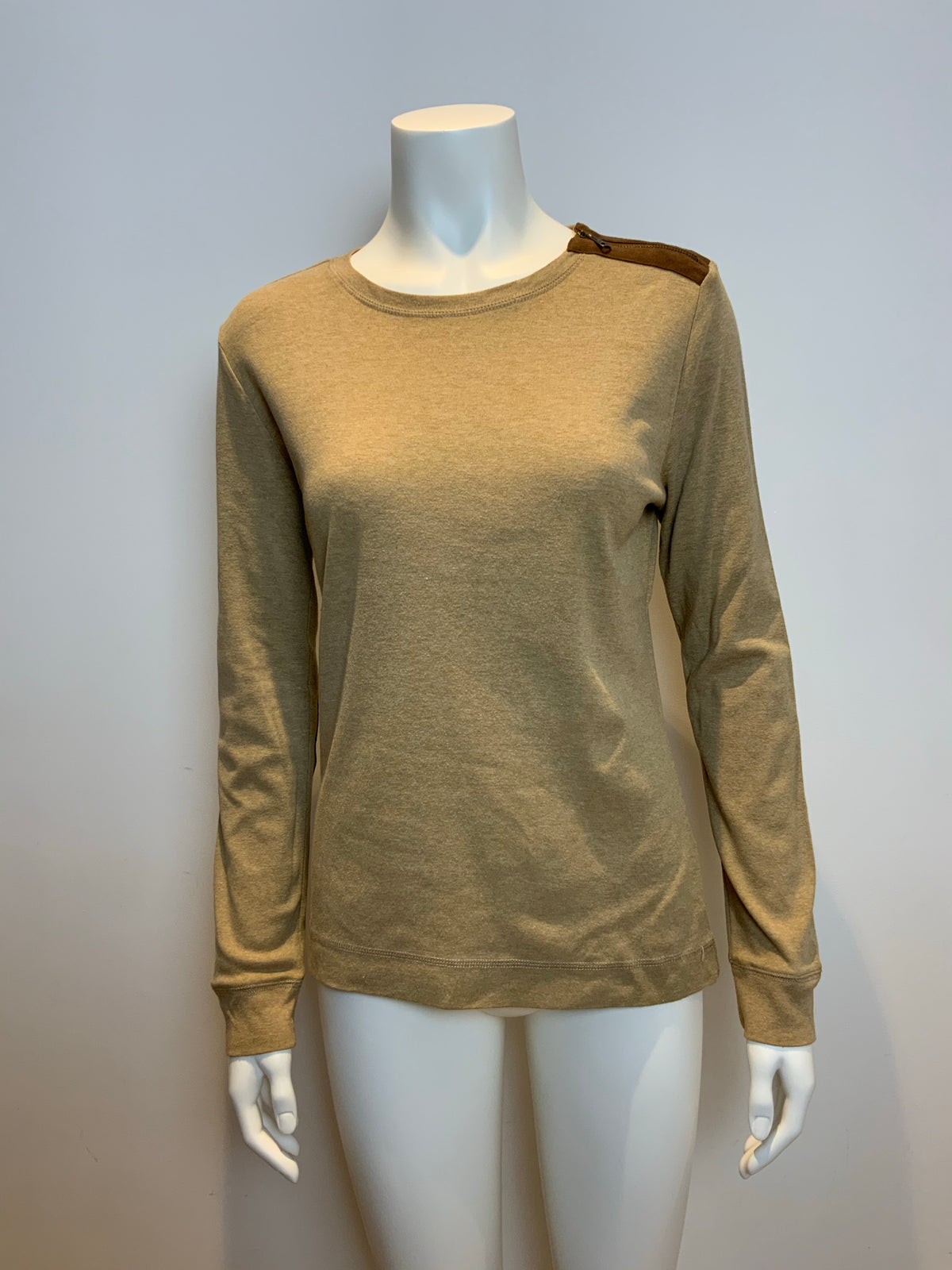 LAUREN JEANS COMPANY Ralph Lauren BROWN TOP SIZE L OR XL ladies