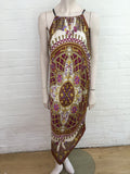 SPACE STYLE CONCEPT SCARF SILK DRESS SIZE ONE SIZE FITS ALL ladies