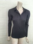 PLEATS PLEASE ISSEY MIYAKE Pleated Shirt In Grey  ladies