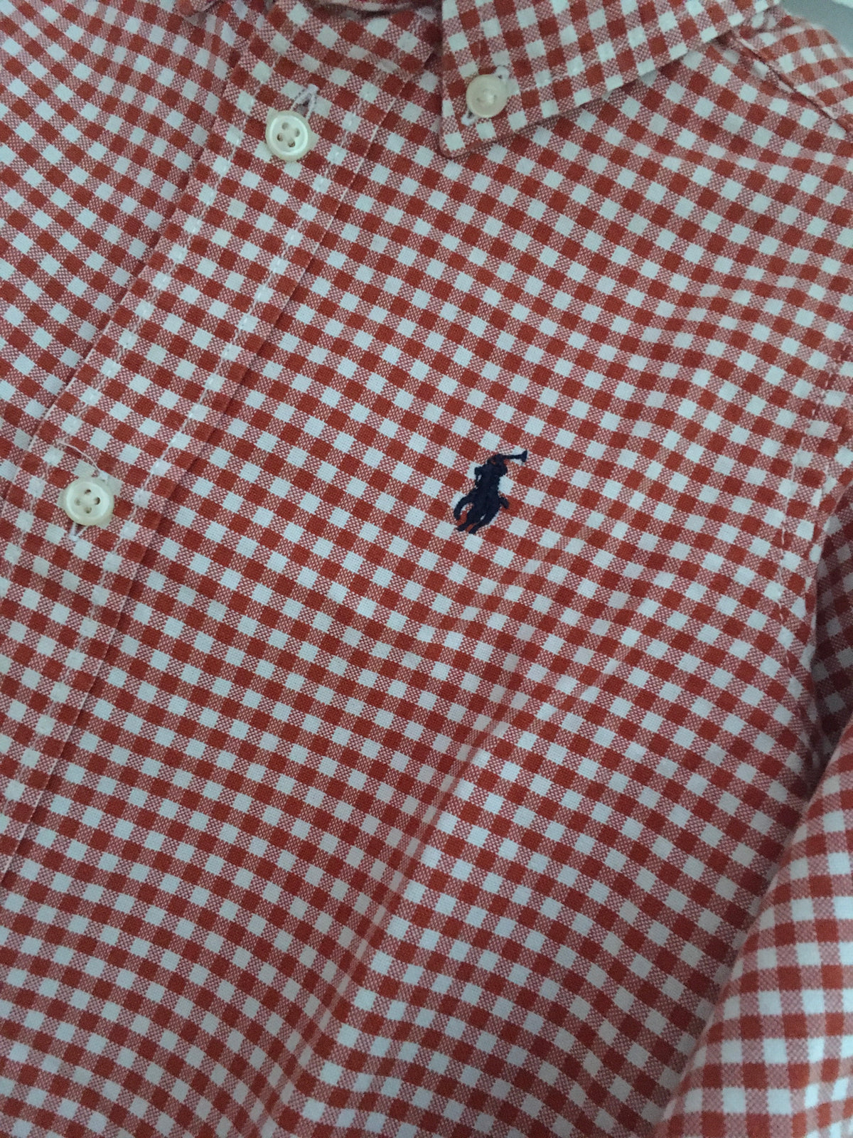 RALPH LAUREN BOYS' PLAID BUTTON-UP SHIRT 3 Years old Children