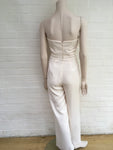 Reiss Womens Vianne bandeau crepe strapless jumpsuit Size UK 4 US 0 ladies