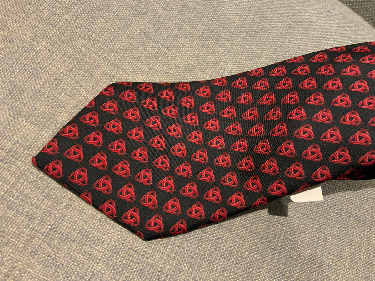 Hermès HERMES Paris Made in France Knot Pattern 7350 PA Silk Tie men
