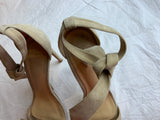 ALEXANDER BIRMAN Women's Natural Clarita 75mm Sandals Size 35 UK 2 US 5 ladies