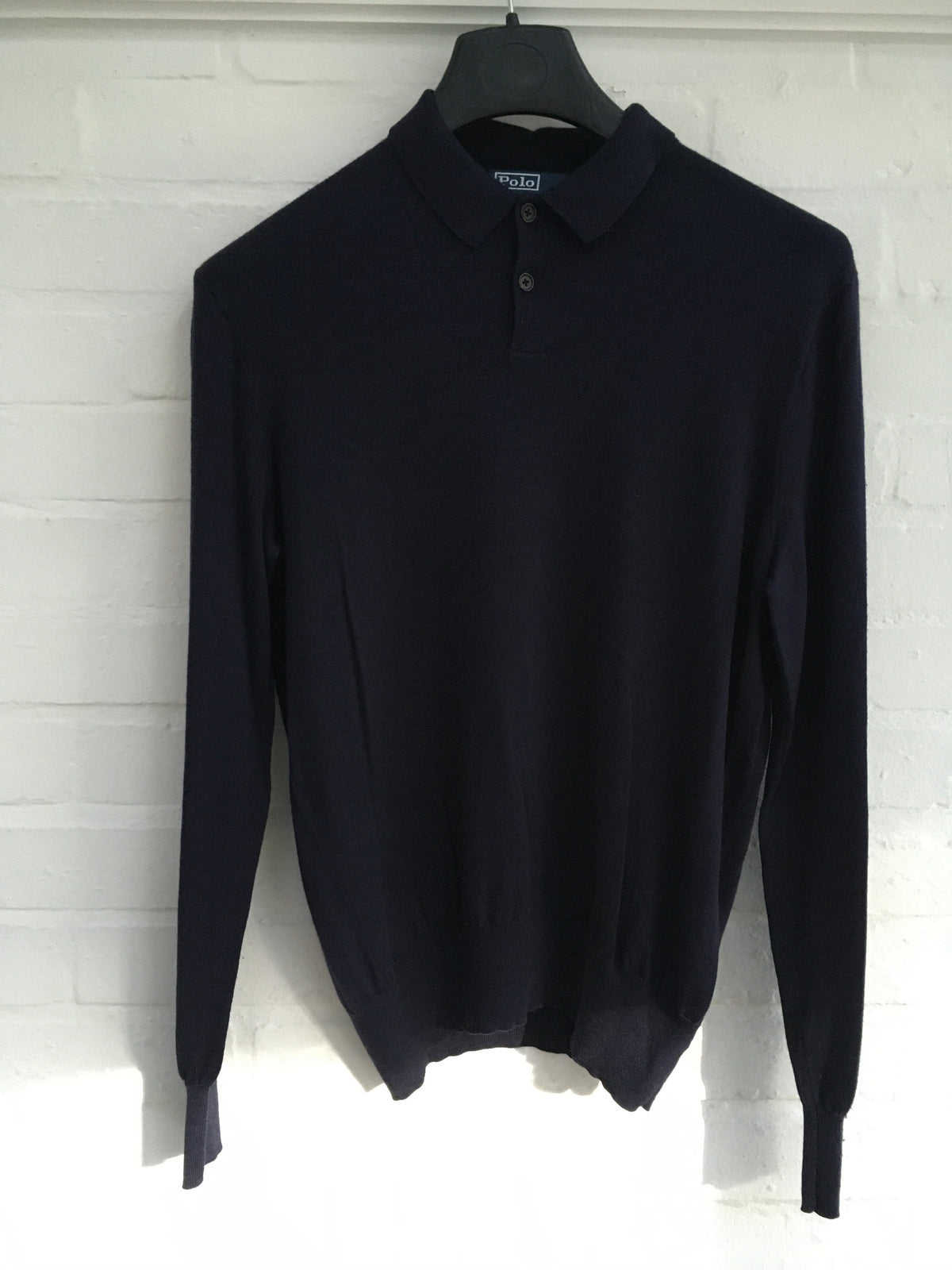 Ralph Lauren CASHMERE MERINO WOOL SIL KNIT COLLAR SWEATER JUMPER M MEDIUM Men