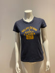 RALPH LAUREN Denim & Supply Blue Distressed T shirt SIZE S small ladies