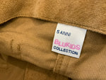 BlueKids Collection Girl’s velvet mini skirt in brown 5 Years old children