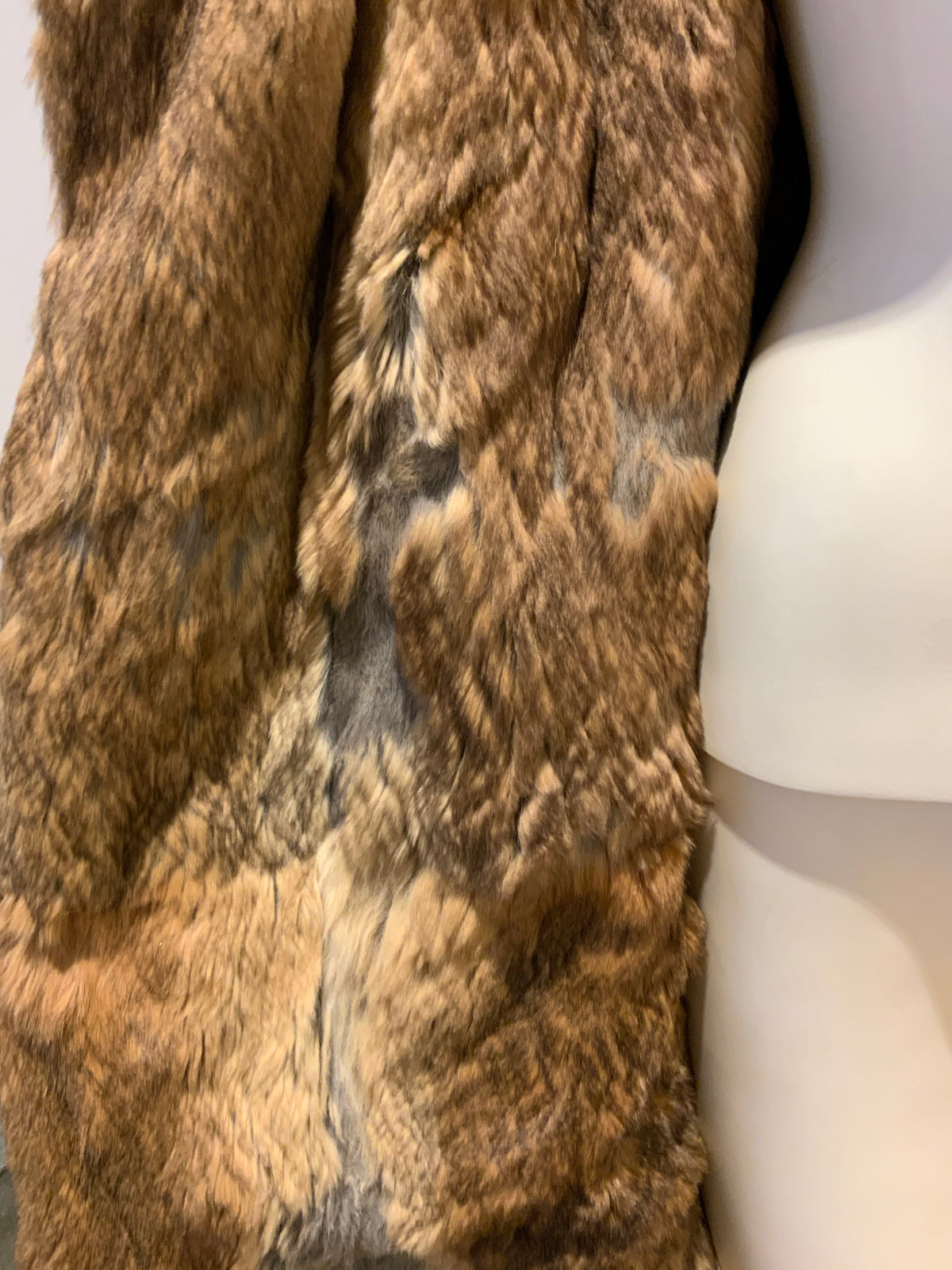 Yves Salomon Army Collection natural coyote fur jacket Sz F 36 S Small ladies