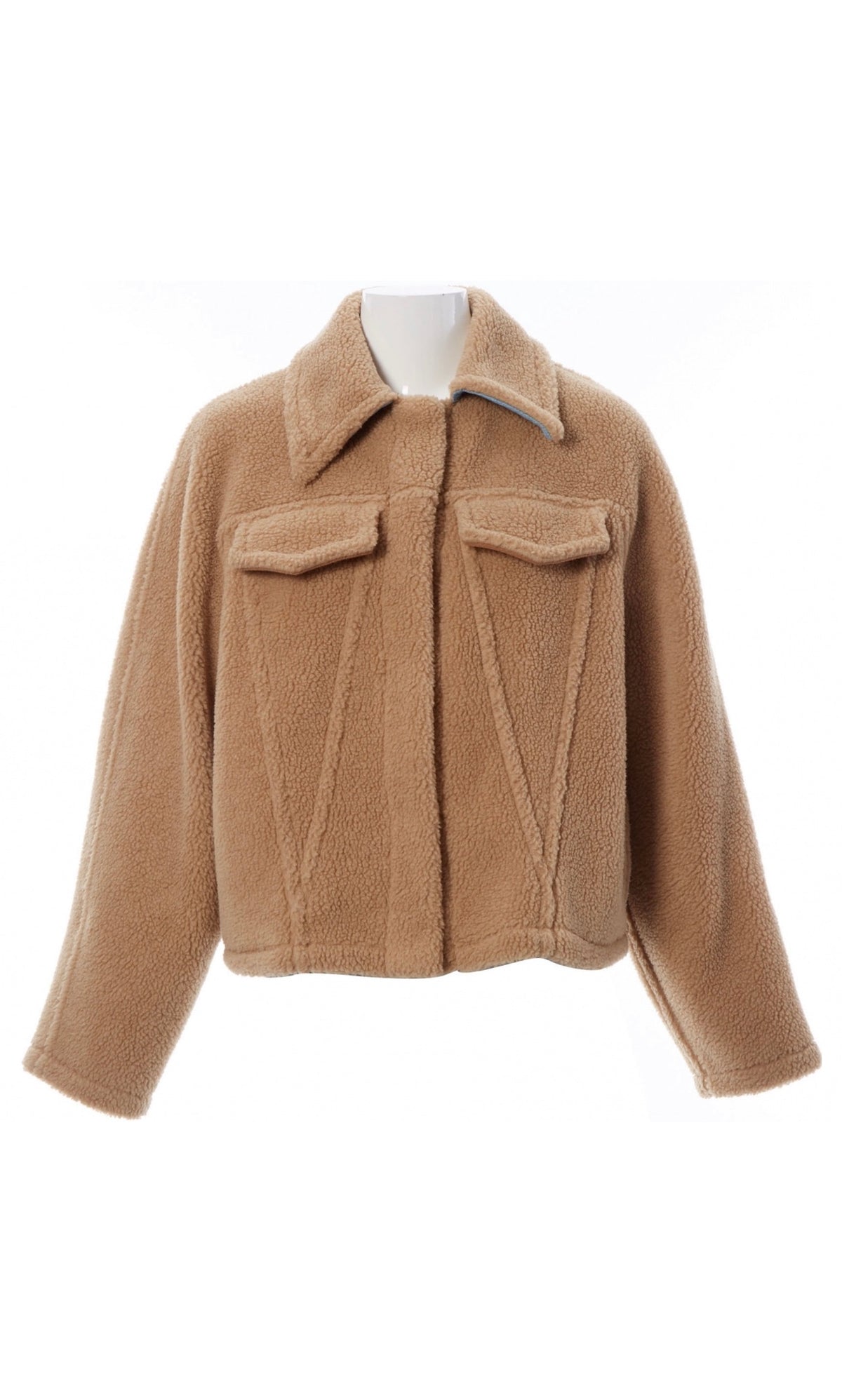Off-White c/o Virgil Abloh Kylie Jenner Bear faux shearling jacket Ladies