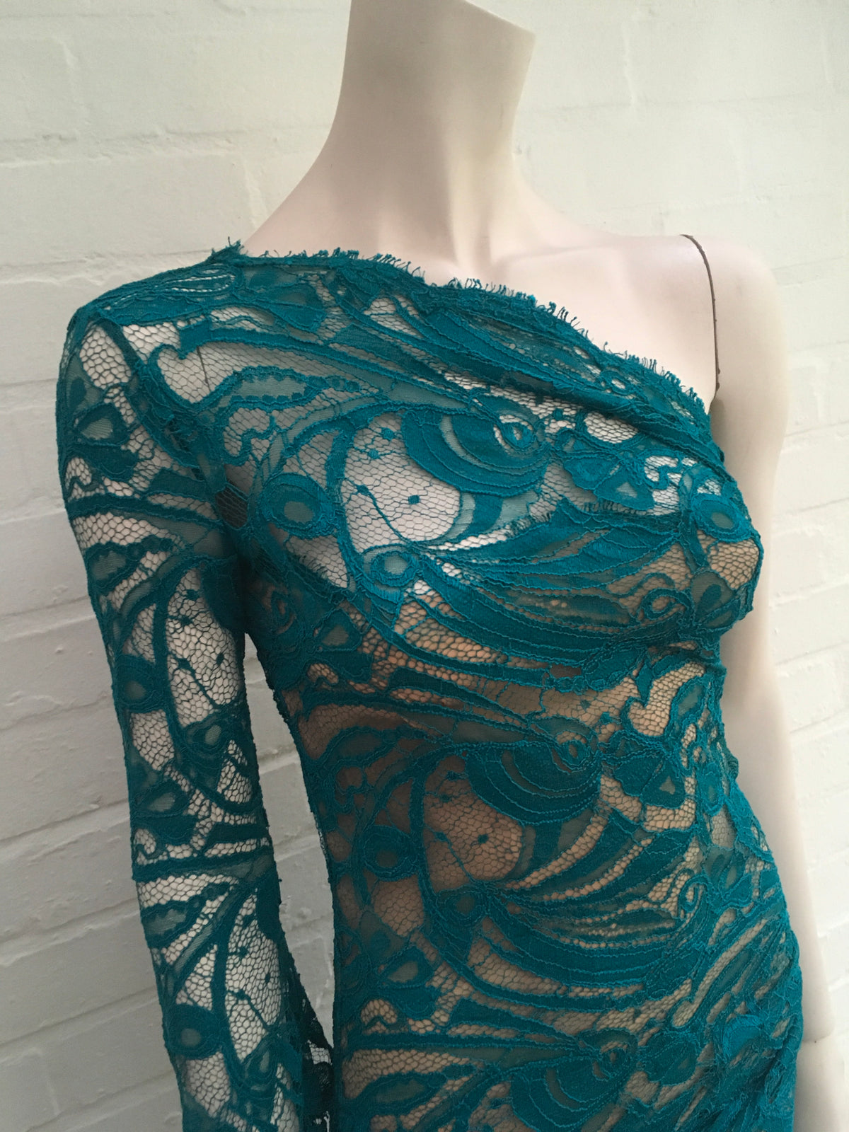Emilio Pucci MOST WANTED Lace One Shoulder Mini Dress  Ladies