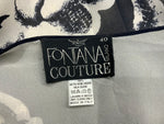 Fontana Couture Milano 1915 Silk Blouse Size I 40 US 4 UK 8 S small ladies