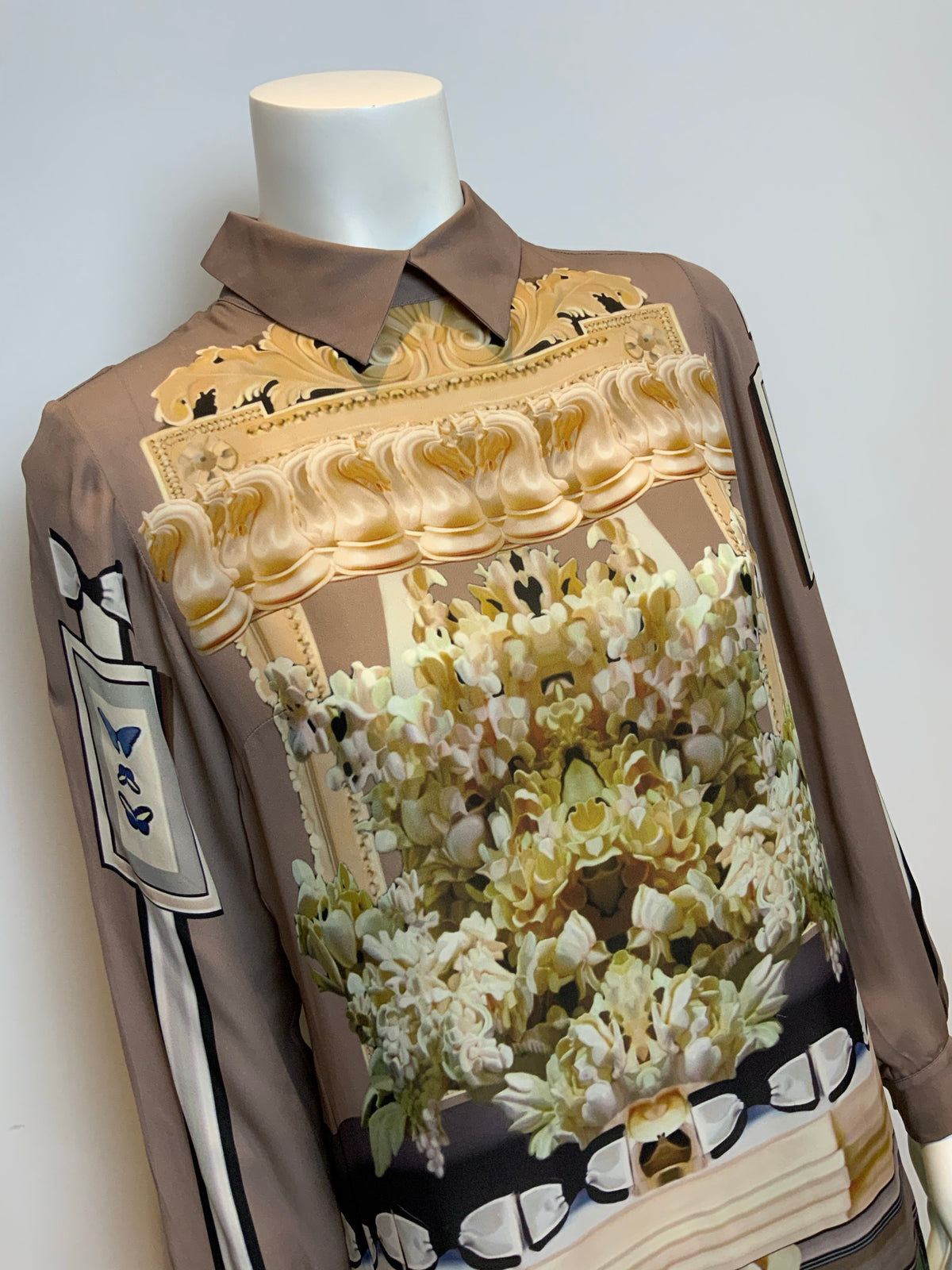 MARY KATRANTZOU INTERIOR CHANDELIER PRINT DRESS AS WORN BY BEYONCE SIZE XS ladies