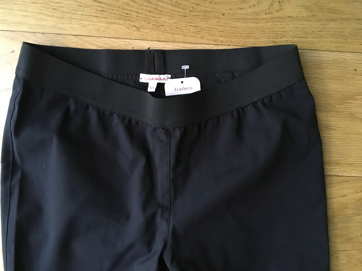 P.A.R.O.S.H  Black Sallia Bistretch Pants In Wool By P.A.R.O.S.H  Ladies