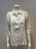 gap white pure linen shirt Size UK 14 US 10 ladies