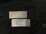 CHRISTIAN DIOR WOOL STRIPED TWO-PIECE SUIT SIZE I 56  US 46 XXL MEN