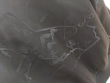 ALEXANDER WANG palm embroidered satin bomber jacket M Medium Ladies