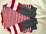 Stella McCartney KIDS Girls' Dolly Stripe Heart Sweater Jumper Size 4 years children
