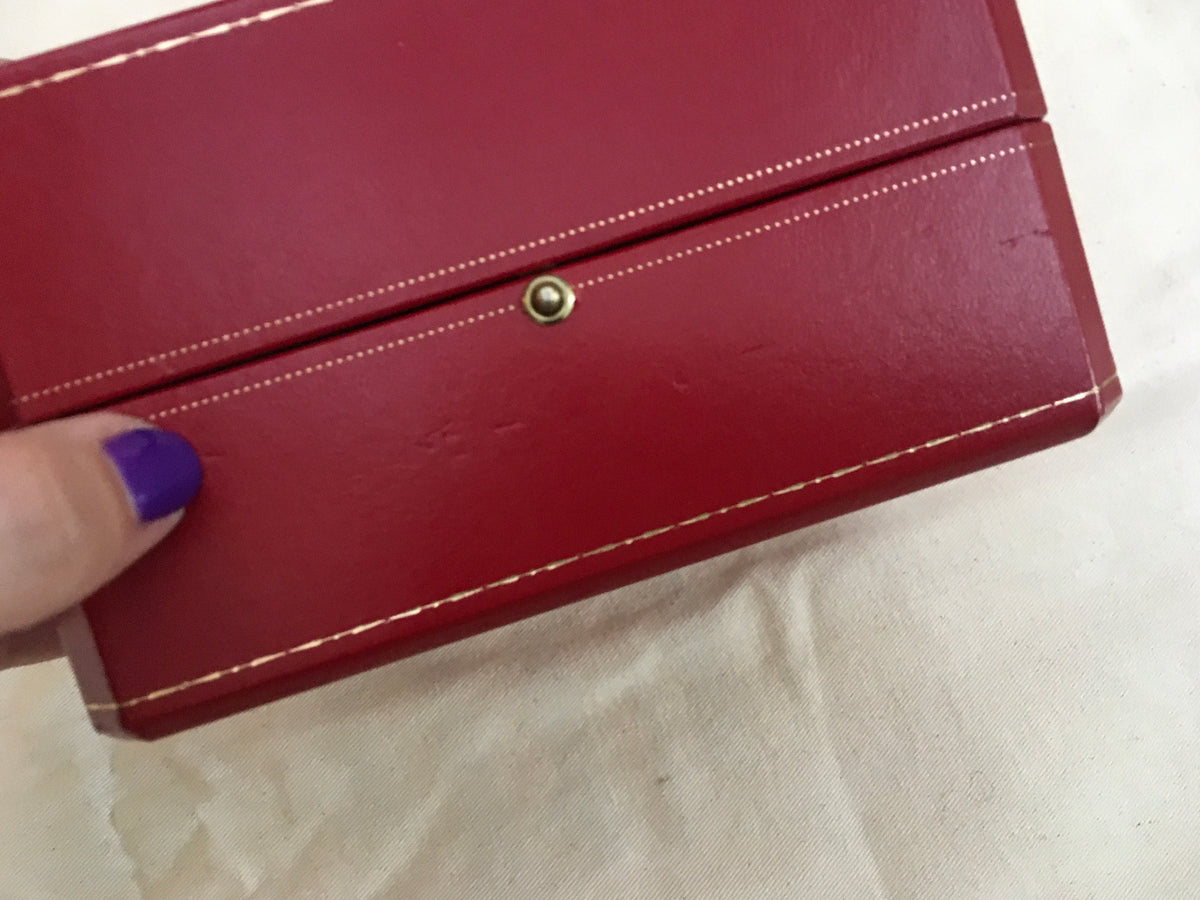 Cartier Watch Box in Red