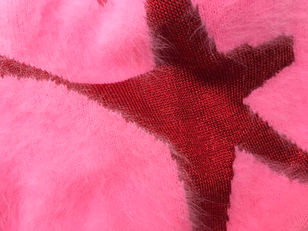 Antonio Berardi Angora Star Pullover KNIT Sweater JUMPER  Ladies