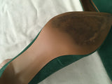 & Other Stories Los Angeles Green Suede Pumps Shoes EU 38 UK 5 US 8 ladies